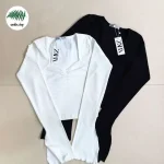 کراپ یقه‌دلبری آستین‌کلوش - تصویر 3