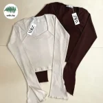 کراپ یقه‌دلبری آستین‌کلوش - تصویر 6